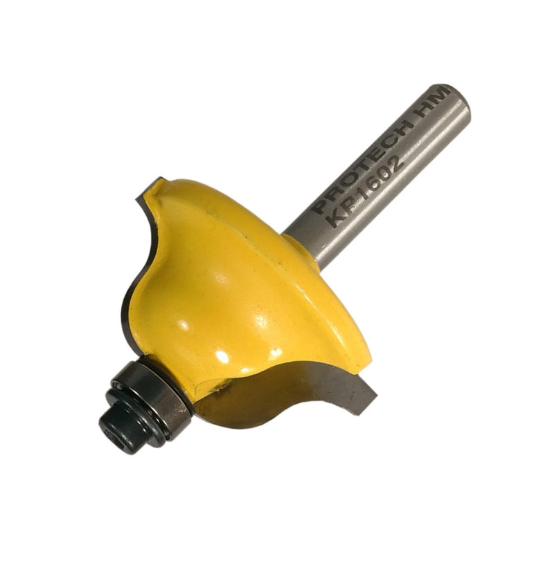 Pro-Tech | Router Roman Ogee Bit 1 3/8" X 16mm (1/4" Radius) 1/4" Shank - Toolcraft