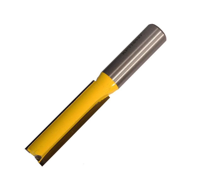 Pro-Tech | Router Straight Bit 1/2" X 2" Cut 2 Flute Bottom Cut 1/2" Shank - Toolcraft