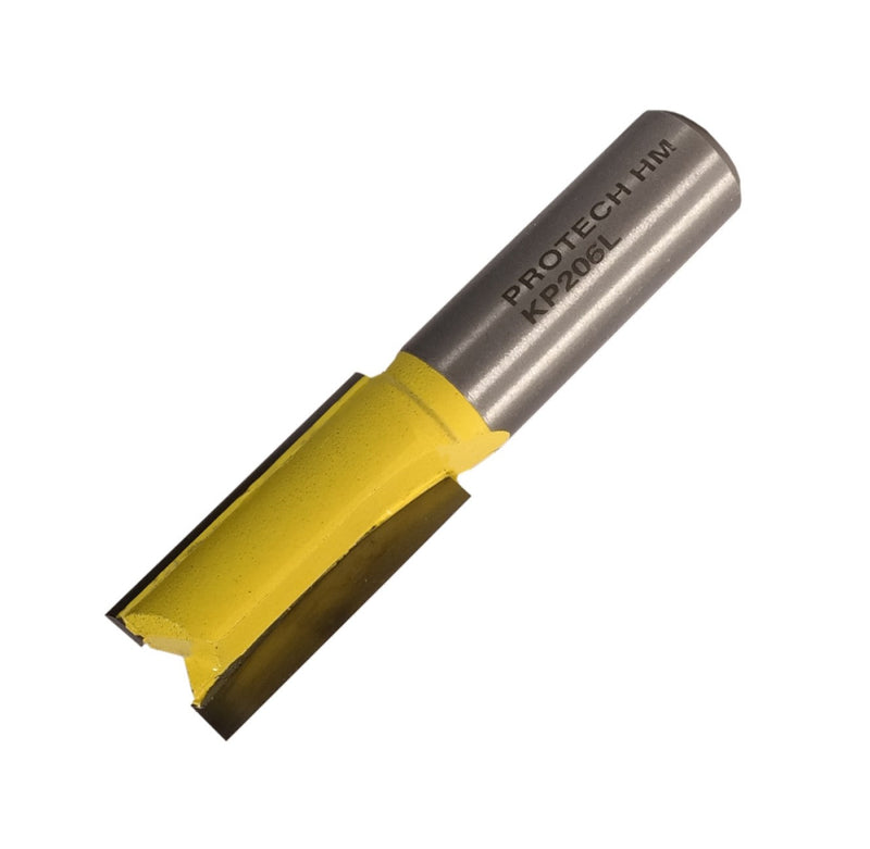 Pro-Tech | Router Straight Bit 14.3mm x 31.8mm Two Flute 1/2" Shank - Toolcraft