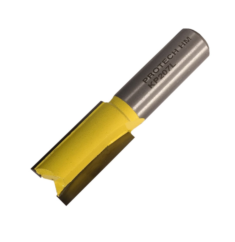 Pro-Tech | Router Straight Bit 15.9mm x 31.8mm Two Flute 1/2" Shank - Toolcraft