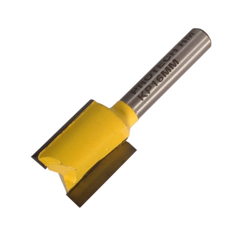 Pro-Tech | Router Straight Bit 16mm X 20mm Cut 2 Flute Metric 1/4" Shank - Toolcraft