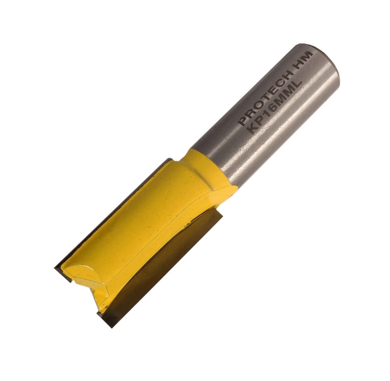 Pro-Tech | Router Straight Bit 16mm X 31mm Cut 2 Flute Metric 1/2" Shank - Toolcraft