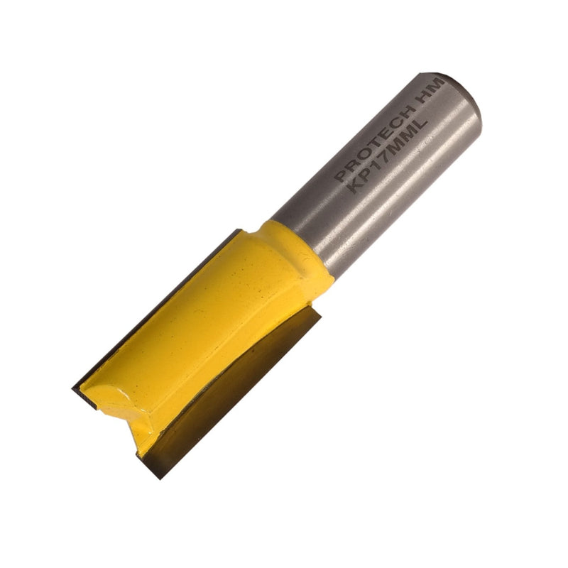 Pro-Tech | Router Straight Bit 17mm X 32mm Cut 2 Flute Metric 1/2" Shank - Toolcraft