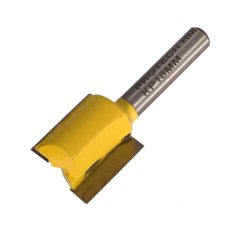 Pro-Tech | Router Straight Bit 18mm X 28mm Cut 2 Flute Metric 1/4" Shank - Toolcraft