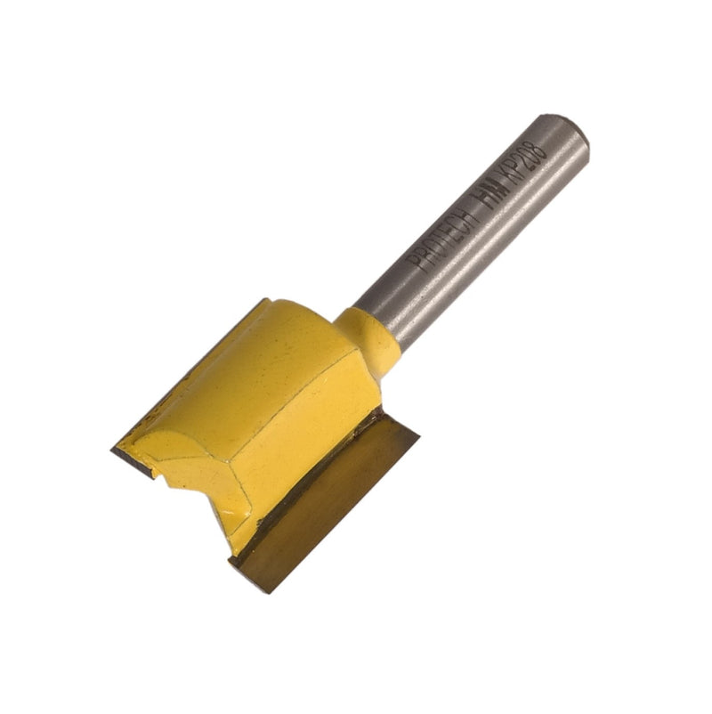 Pro-Tech | Router Straight Bit 19mm x 19mm Two Flute 1/4" Shank - Toolcraft