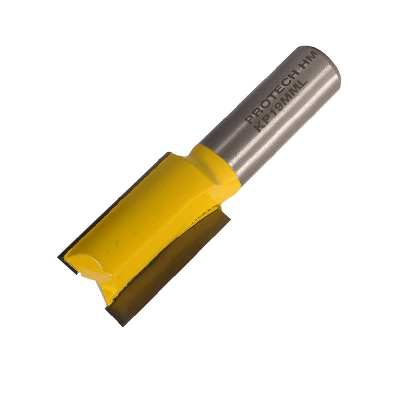 Pro-Tech | Router Straight Bit 19mm X 32mm Cut 2 Flute Metric 1/2" Shankh - Toolcraft