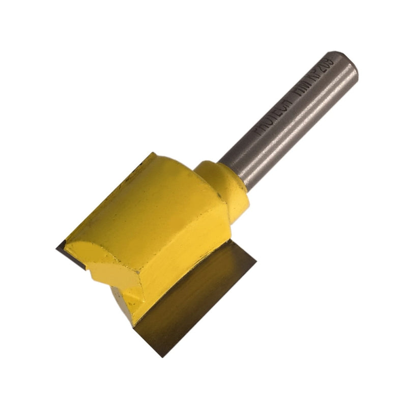 Pro-Tech | Router Straight Bit 22.2mm x 19mm Two Flute 1/4" Shank - Toolcraft