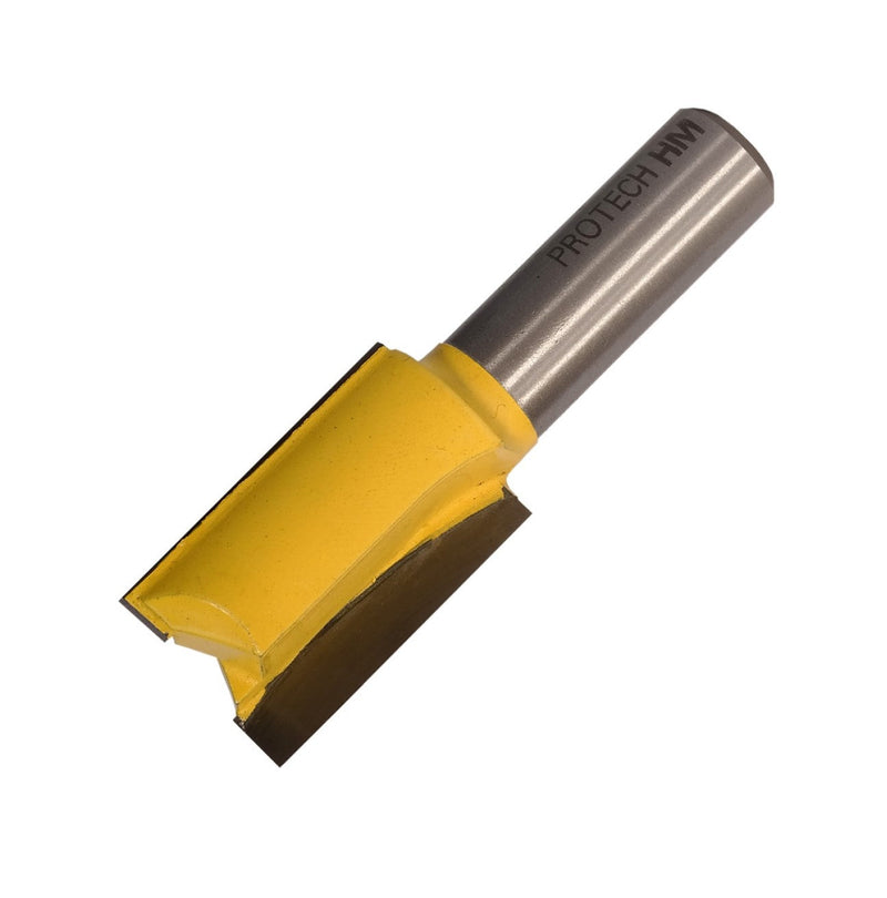 Pro-Tech | Router Straight Bit 22.2mm x 31.8mm Two Flute 1/2" Shank - Toolcraft