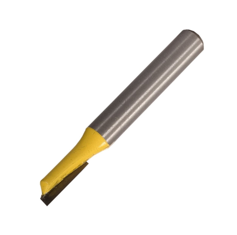 Pro-Tech | Router Straight Bit 5mm X 13mm Single Flute Metric 1/4" Shank - Toolcraft