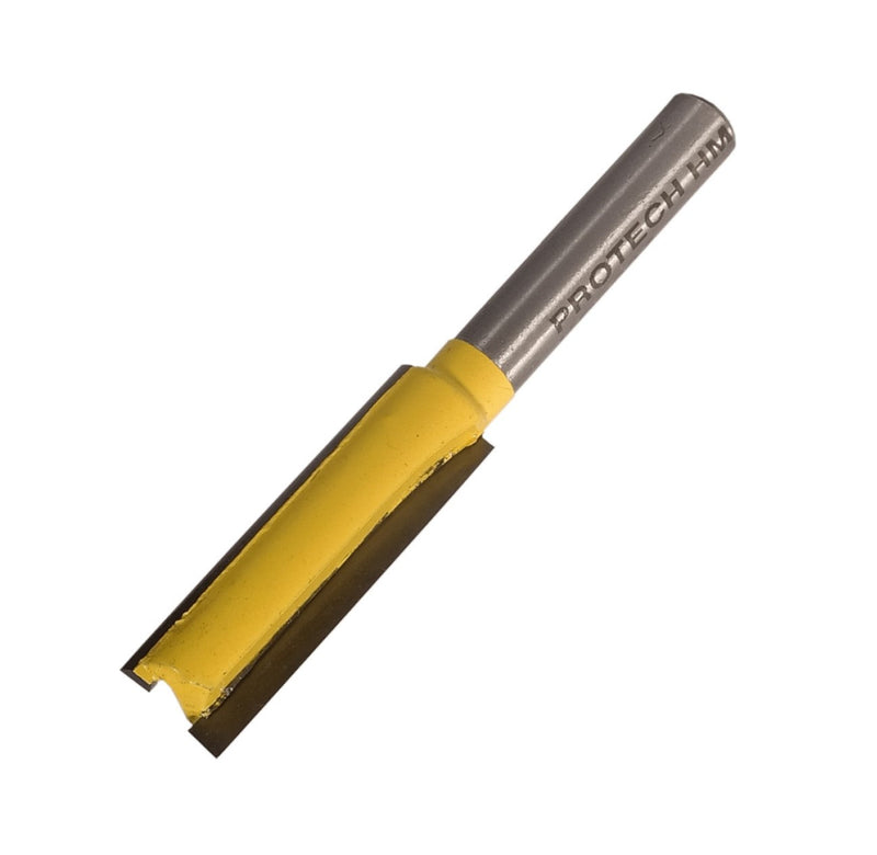Pro-Tech | Router Straight Bit 9.5mm x 32mm Two Flute Long 1/4" Shank - Toolcraft