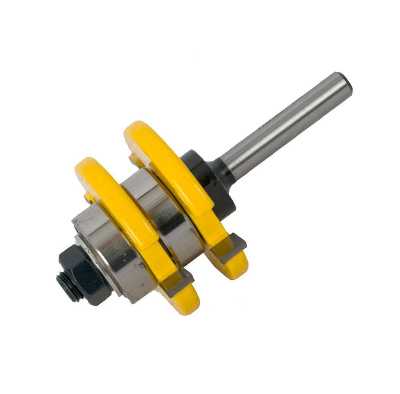 Pro-Tech | Router Tongue & Groove Assembly Bit 3/8 X 1/4" 1/4" Shank - Toolcraft