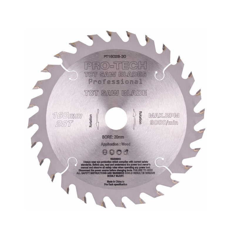 Pro-Tech | Saw Blade 160 X 2,2 X 20mm 28T
