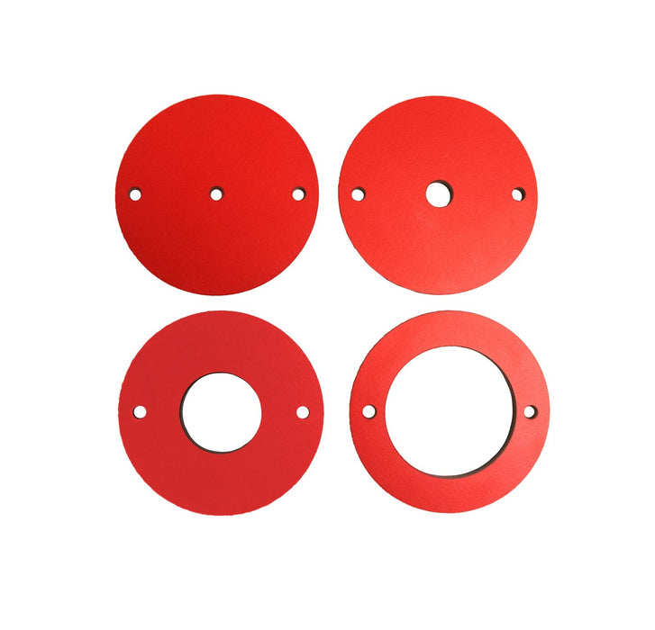SawStop | Insert Ring Set for Router Plates Phenolic 4Pc