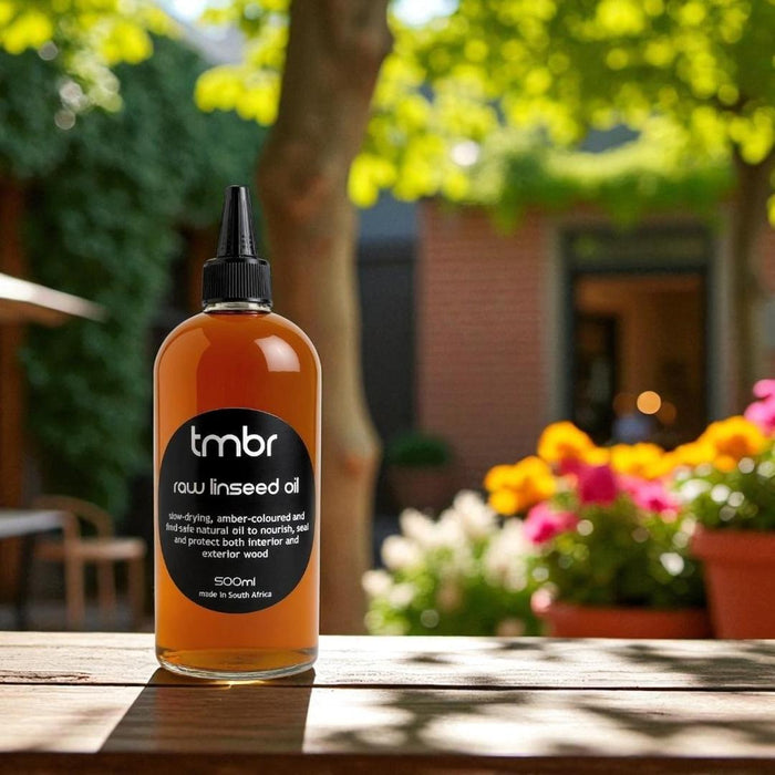 tmbr | Raw Linseed Oil 500ml Plastic Squirt Bottle