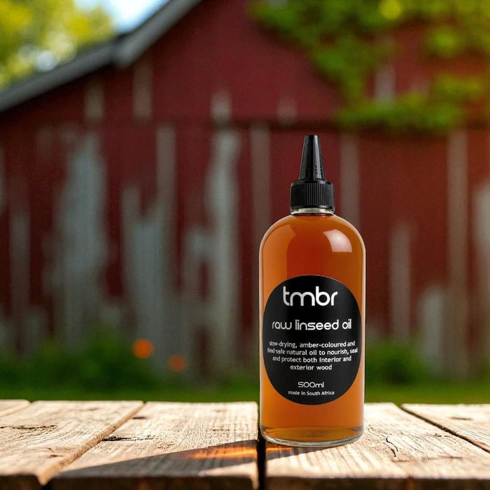 tmbr | Raw Linseed Oil 500ml Plastic Squirt Bottle