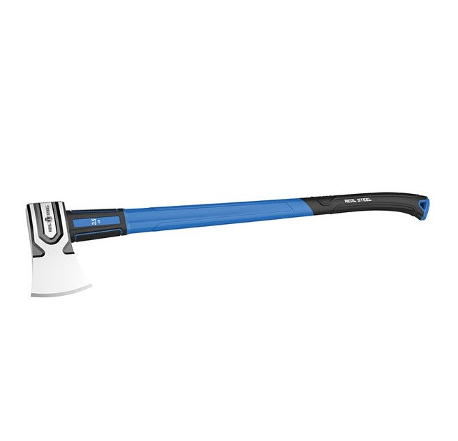 Real Steel | Axe 1.5kg 3.5lb Graphite Handle 870mm-Toolcraft
