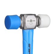 Real Steel | Mallet, Nylon Double Head, Jacketed Graphite Handle, 12oz (350g) - Toolcraft