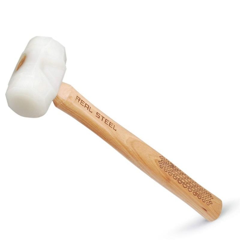 Real Steel | Mallet, Urethane, 38mm, Wooden Handle - Toolcraft