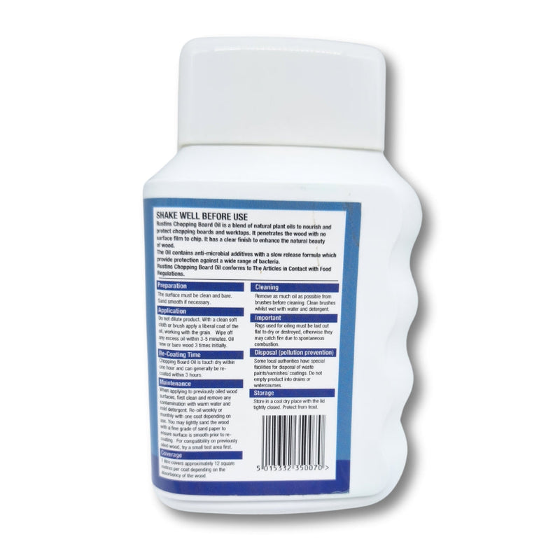 Rustins | Chopping Board Oil 250ml-Toolcraft