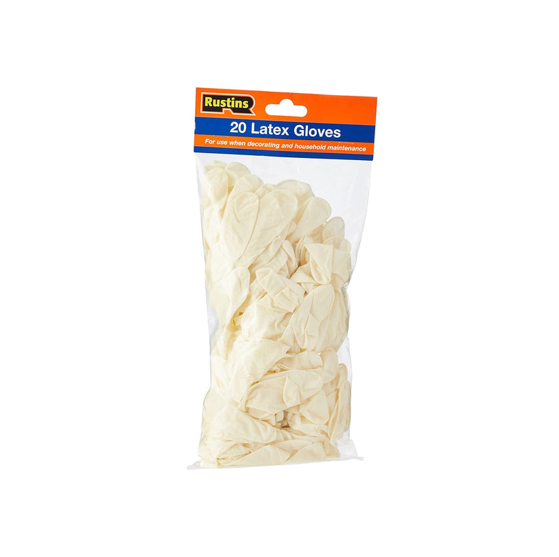 Rustins | Latex Gloves 20 Pack-Toolcraft