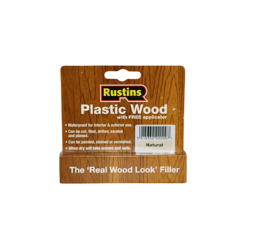 Rustins | Plastic Wood Natural Filler 20g-Toolcraft