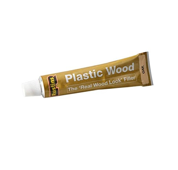 Rustins | Plastic Wood Oak Filler 20g-Toolcraft