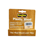 Rustins | Plastic Wood Teak Filler 20g-Toolcraft