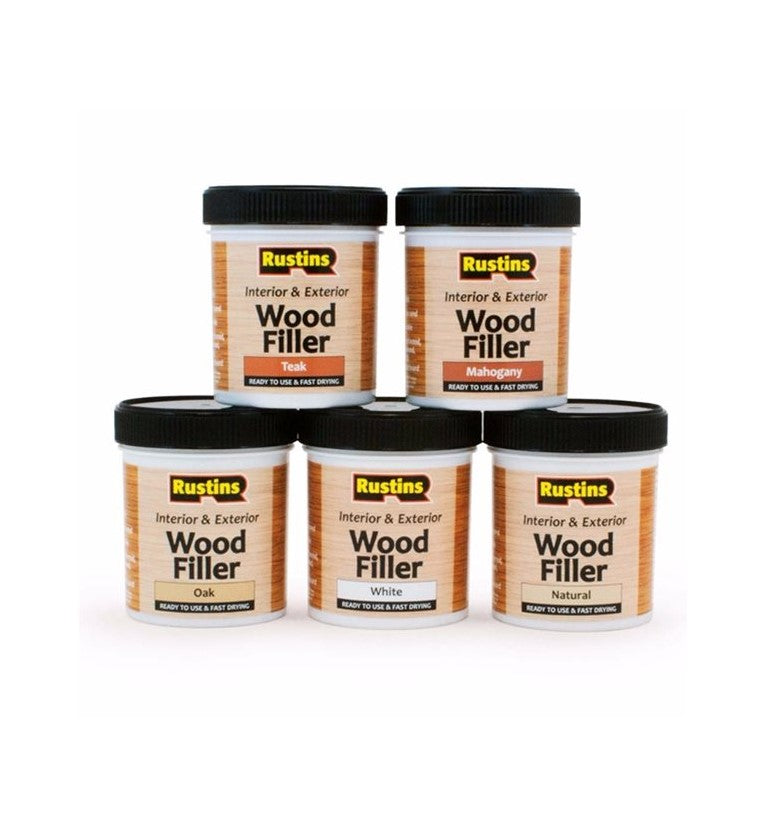Rustins | Wood Filler White 250ml-Toolcraft