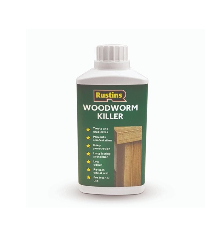 Rustins | Woodworm Killer 250ml-Toolcraft