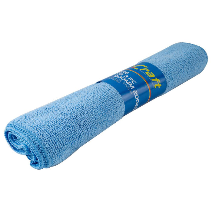AirCraft | Microfibre Cloth Blue 3PC 300MM X 300MM 200GSM