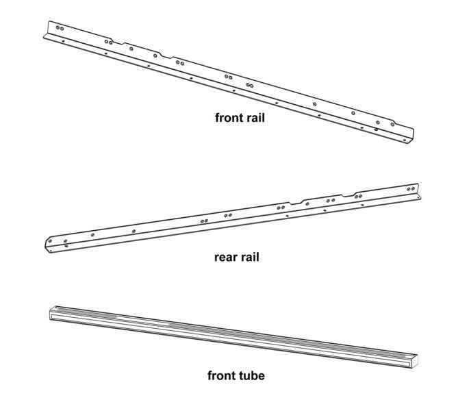 SawStop | T-Glide Rail Assy 52" for Prof. Saw-Toolcraft
