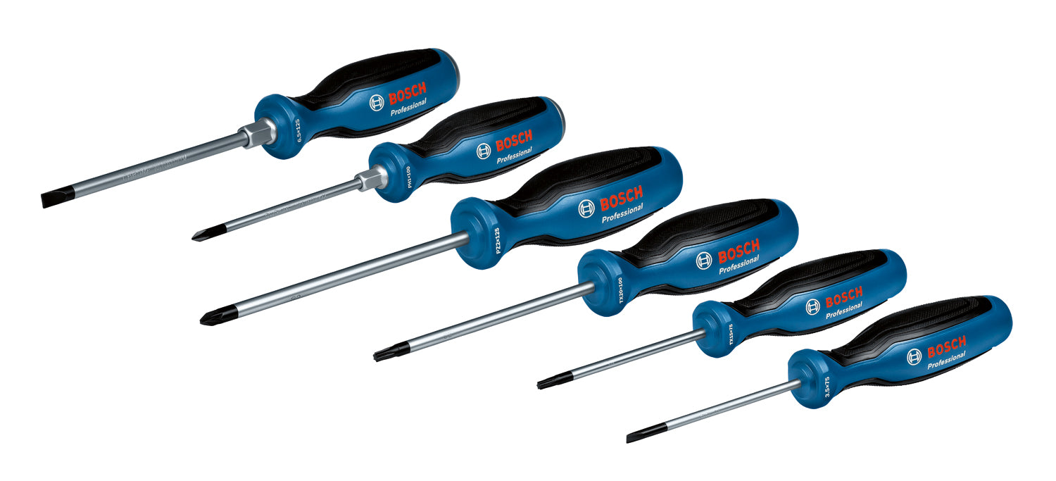 Bosch Professional | 6 Pcs Screwdriver Set