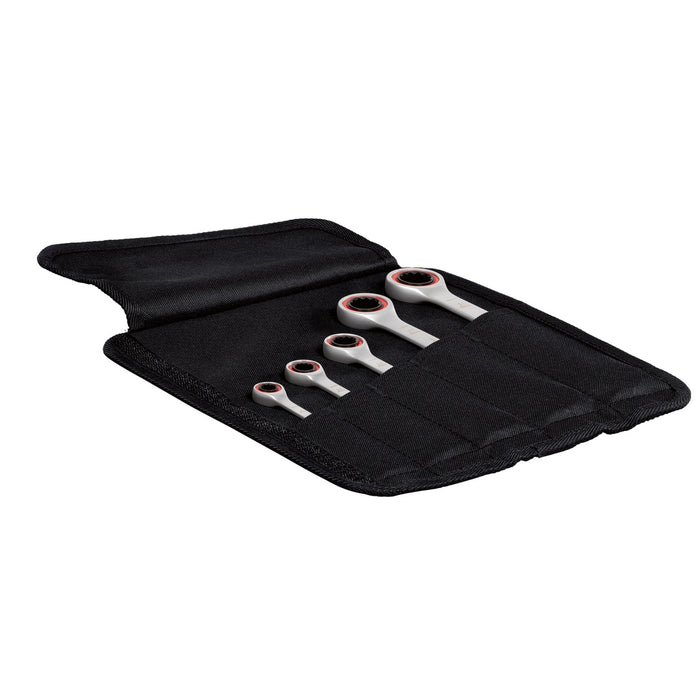 Bosch Professional | Combination Wrench 5pc Ratchet Set Satin