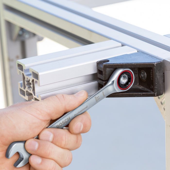 Bosch Professional | Combination Wrench 5pc Ratchet Set Satin