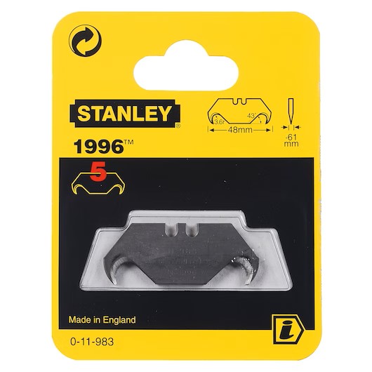 Stanley | Knife Blade Utility Hook 5Pk (0-11-983)-Toolcraft