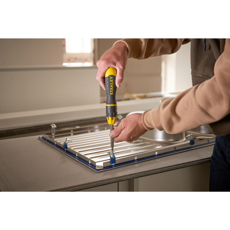Stanley | Multi-Bit Ratcheting Screwdriver Set 10Pc-Toolcraft