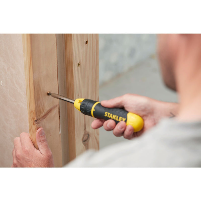 Stanley | Multi-Bit Ratcheting Screwdriver Set 10Pc-Toolcraft