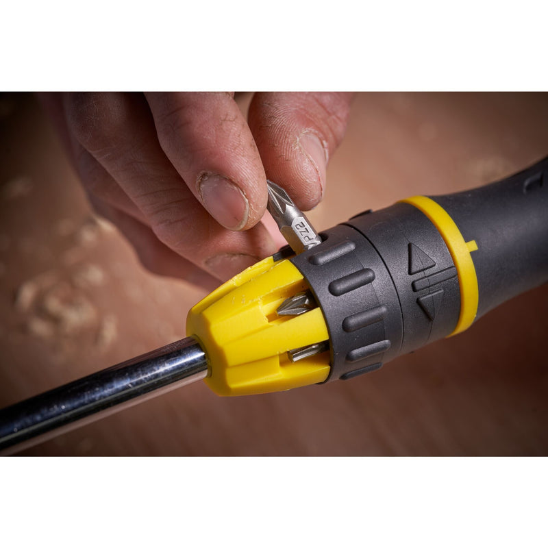 Stanley | Multi-Bit Ratcheting Screwdriver Set 10Pc-Toolcraft