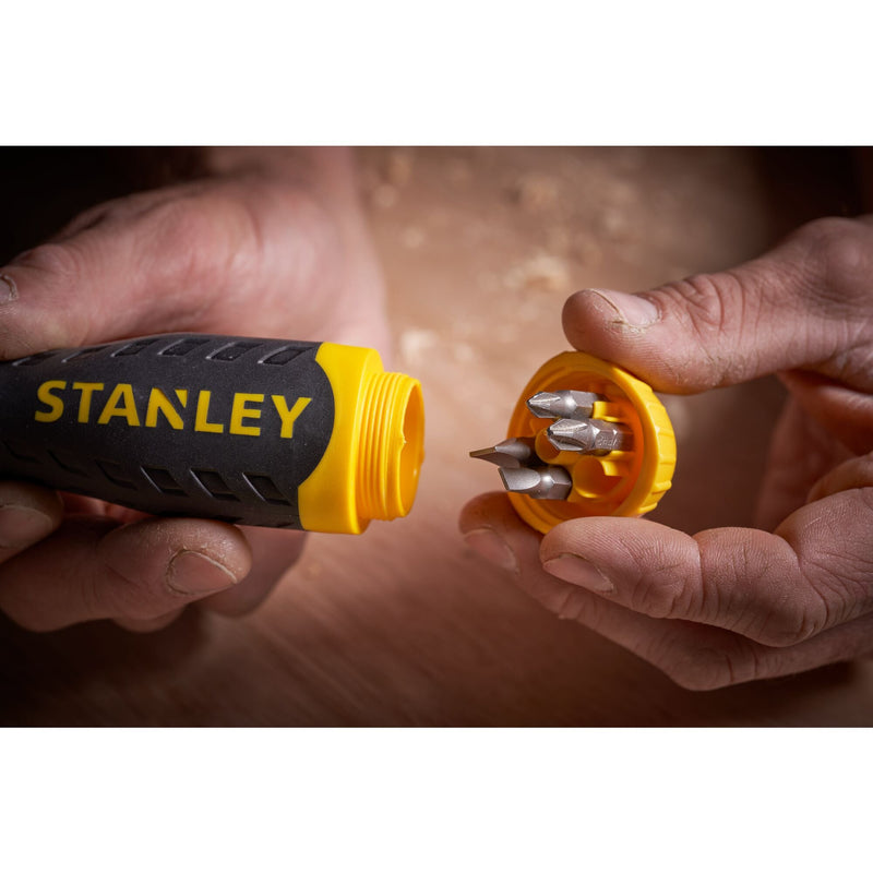 Stanley | Multi-Bit Ratcheting Screwdriver Set 10Pc-Toolcraft