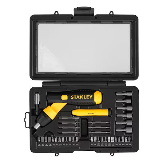 Stanley | Screwdriver Set Ratchet & Bits 38Pc-Toolcraft