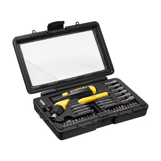 Stanley | Screwdriver Set Ratchet & Bits 38Pc-Toolcraft