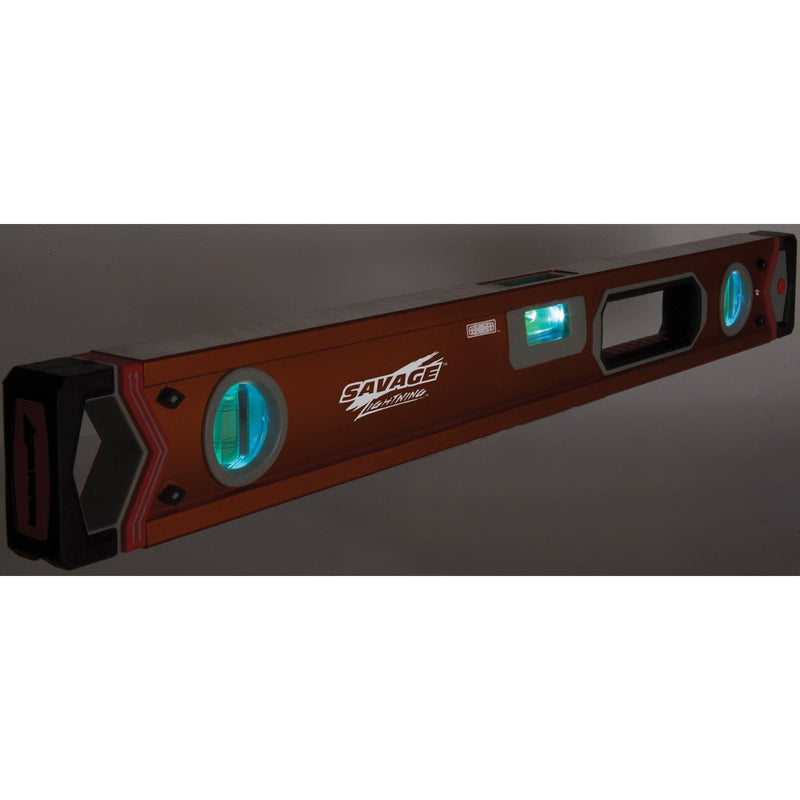 Swanson | Beam Level Savage Lightning Box Lum 24"-Toolcraft
