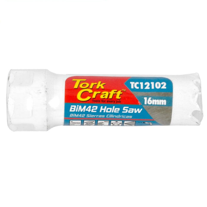 Tork Craft | Hole Saw BiM42 Bi Metal 16mm