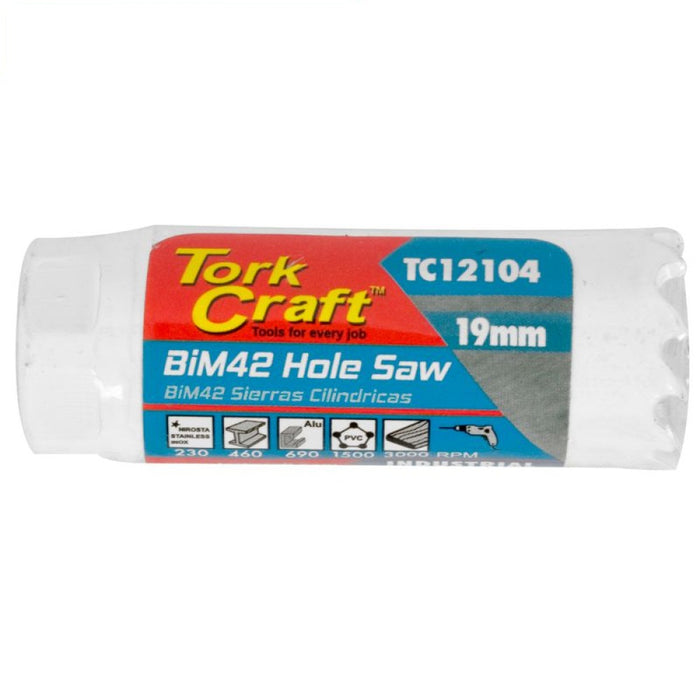 Tork Craft | Hole Saw BiM42 Bi Metal 19mm