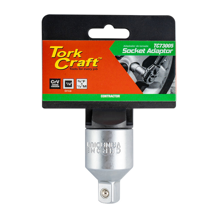 Tork Craft | Socket Adaptor 3/4"F X 1/2"M