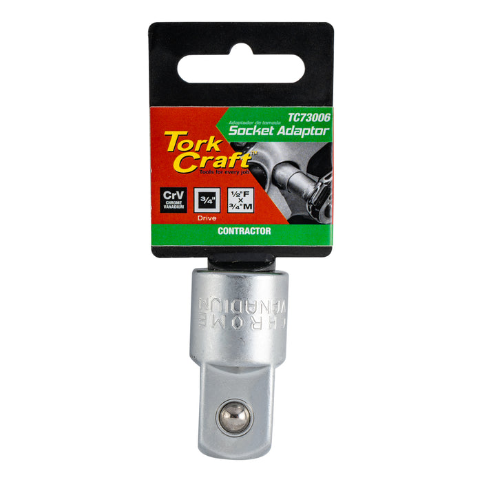 Tork Craft | Socket Adaptor 1/2"F X 3/4"M