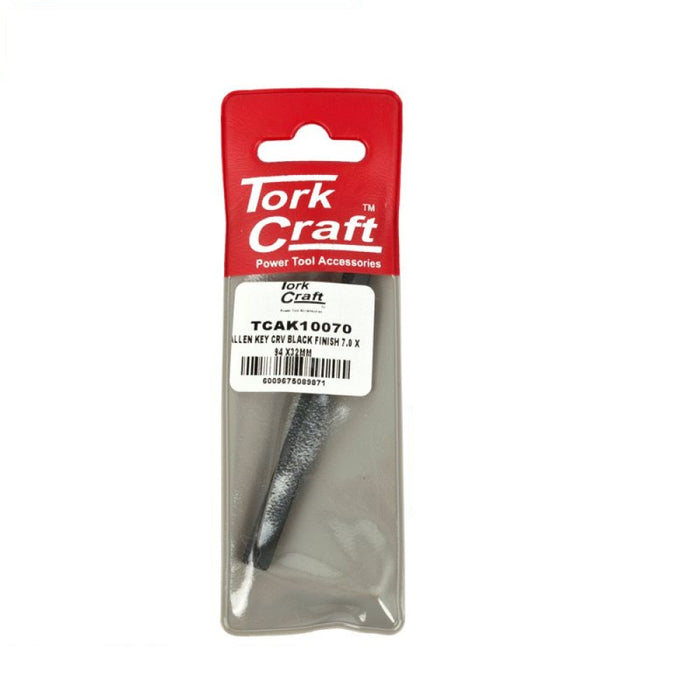 Tork Craft | Allen Key CrV Black Finish 7.0x94x32mm