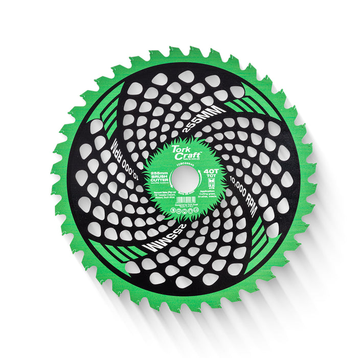 Tork Craft | Blade Brush Cutter 255 X 40T 25.4mm Bore TCT