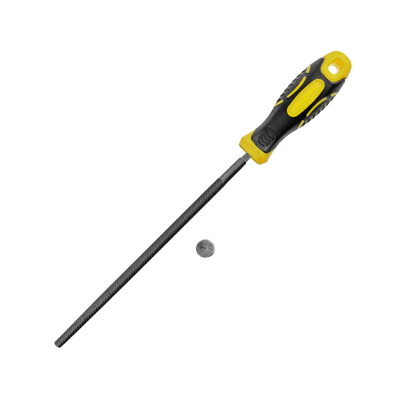 Tork Craft | Steel File Round 200mm 2nd Cut-Toolcraft