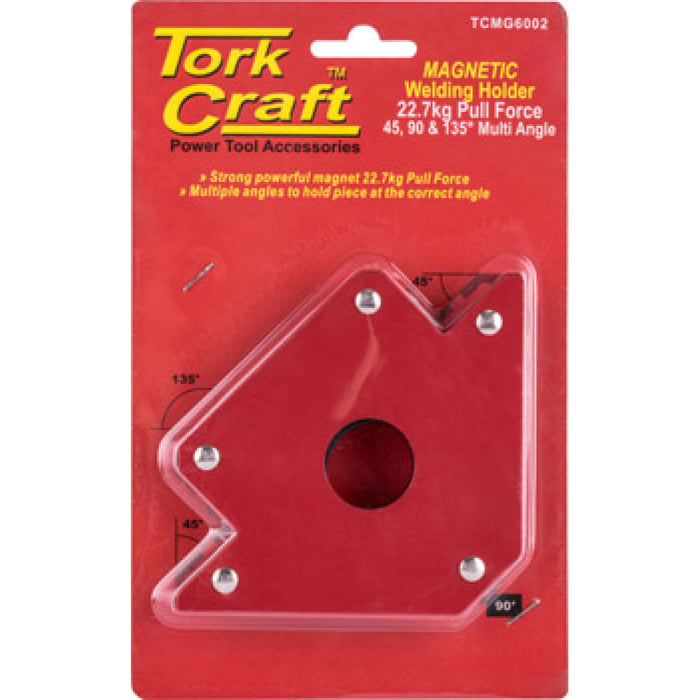 Tork Craft | Magnetic Welding Holder 22.7kg P/Force 45-90-135º Multi-Angle